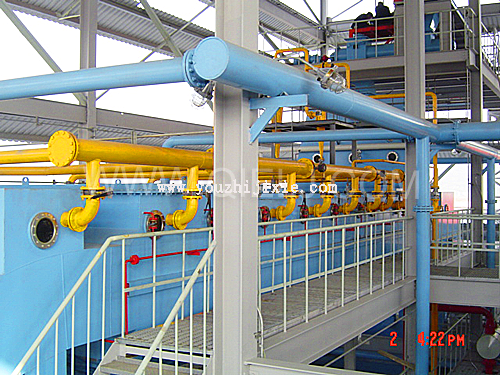 拖鏈浸出器的優(yōu)點(diǎn) 拖鏈浸出器經(jīng)濟(jì)、技術(shù)指標(biāo)(以500T/D為例)(圖1)